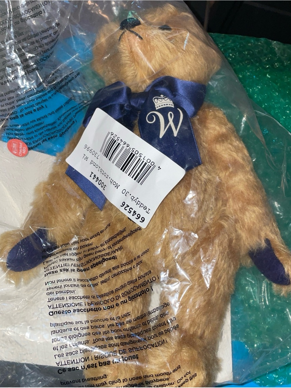 Steiff Teddy Bear "William By Steiff" Reddish Blond 30cm EAN:664526 (M)